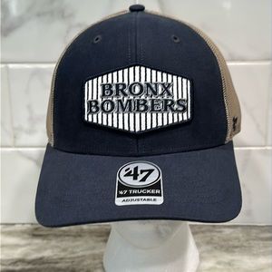 47’ Brand New York Yankees Bronx Bombers MLB 47 Trucker Adjustable Hat Snapback